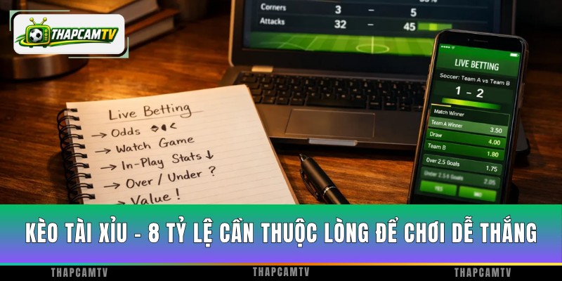 Kèo Tài Xỉu - 8 Tỷ Lệ Cần Thuộc Lòng Để Chơi Dễ Thắng